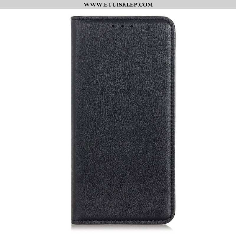 Etui Na Telefon do Oppo Find X5 Lite Etui Folio Dwoina Skóry Liczi